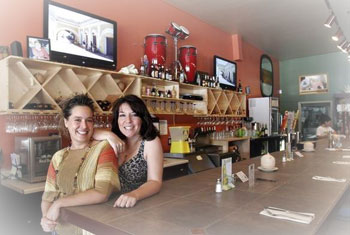 Tina and Jackie owners of El Coqui in Santa Rosa CA